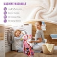 thumbnail image 5 of Donut Blanket - Novelty Big Donut Blanket Adult and Kids - Premium Soft Flannel Round Pink Glazed Donut Blankets for Indoors, Outdoors, Travel, Home 285 GSM - 71 Inches, 5 of 6