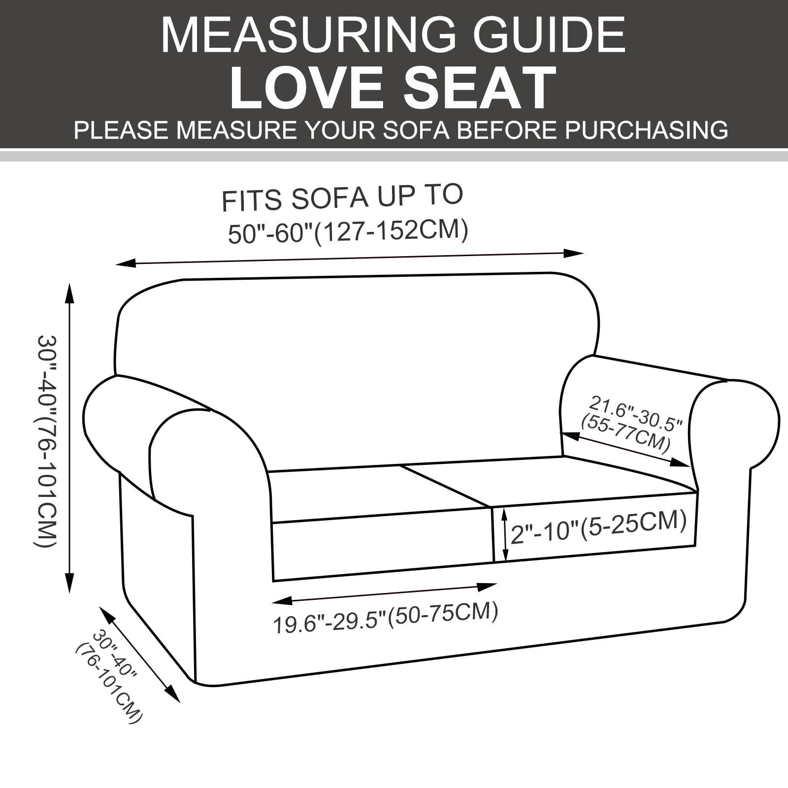 Luxshare Home Stretch Loveseat Cover for Soft Protector Couch Cover,Sofa Covers Washable Pet Friendly Non Slipcover(Loveseat/Burgundy)