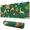 Green Christmas Santa, variant on Long Mouse Pads for Desk,Green Christmas Santa and Snowman Desk Mats on Top Of Desks, Desk Mouse Pad Extra Large with 3mm Non-Slip Base and Stitched Edge for Gaming,Work,Home 31.5x11.8in