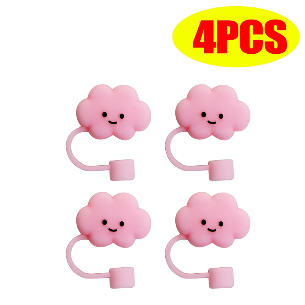 Silicone Straw Plug Drinking Straw Cover Reusable Drinking Straw Tips ...