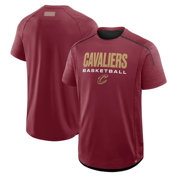 Men's Fanatics Wine Cleveland Cavaliers Inbound Pass Play Practice T-Shirt