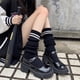 thumbnail image 3 of Calcetines JK Jersey de punto a rayas Manga Lolita Calcetines de punto Lolita Lindos calcetines calentadores de pies, 3 of 6