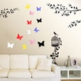 thumbnail image 4 of Yeacher Mural Simulation 3D Papillon Stéréoscopique Style Mode Rideau Autocollant Mural Salon Maison, 4 of 8