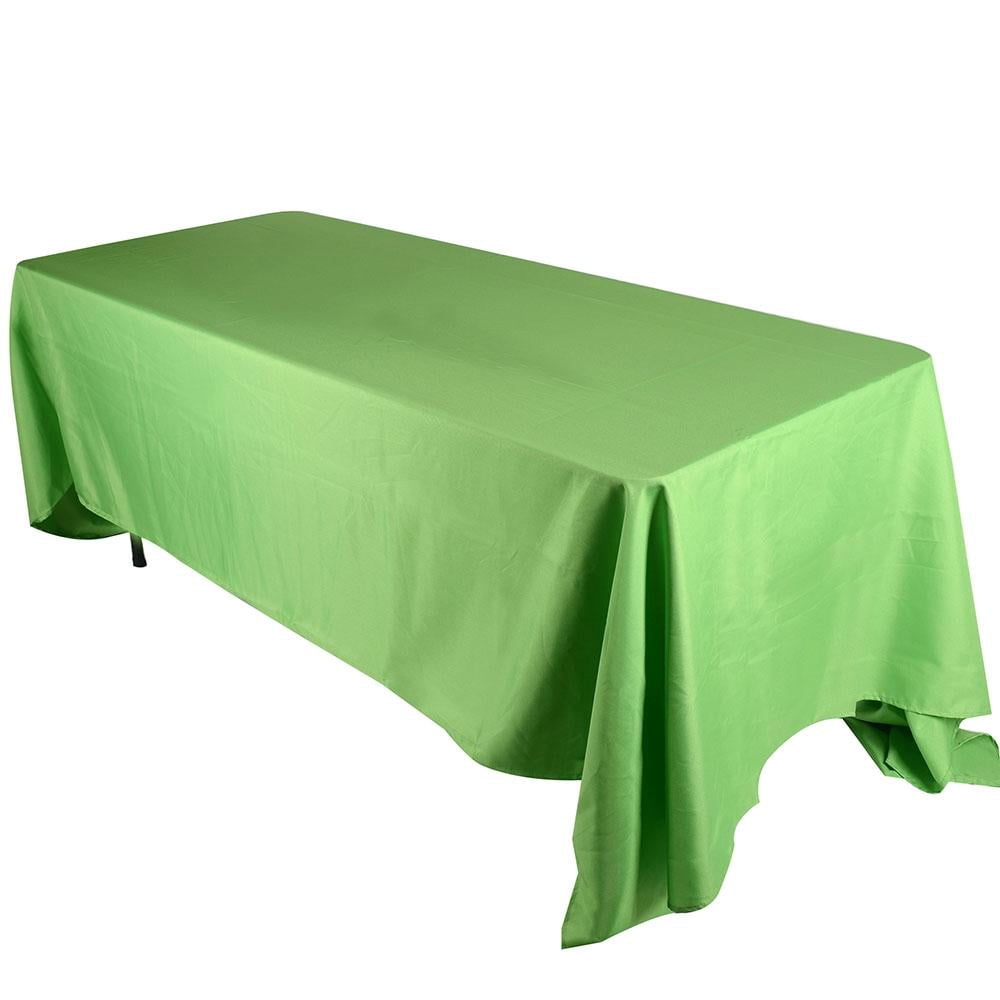 Apple Green 60 x 102 Rectangle Polyester Tablecloths ( 60 inch x 102