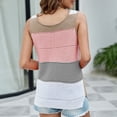 thumbnail image 5 of Camisa De Bloque De Color, Chaleco Suelto Para Mujer, Estilo Suelto, Cuello En U, Hueco Para Verano ANGGREK Cocina, Decoración y Otros, 5 of 5