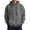 Gray, variant on Men's Fleece Hoodie Long Sleeve Hooded Sweatshirt Casual Basic Fall Winter Drawstring Pullover Hoodie With Pocket Black 2XL