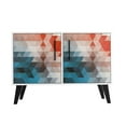 thumbnail image 2 of Manhattan Comfort Amsterdam Mid-Century/Modern Geometric 2 Door Accent Chest, 2 of 10
