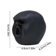 thumbnail image 3 of Funny Face Human Doll Office Decompression Squeezes Toy TPR Vent Human Face Ball, 3 of 6