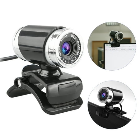 Webcam USB 12 Megapixel HD Pro Widescreen Video Full 1080p Camera , Built in Microphone and Stand for Windows PC, Laptops and Apple OS (Best Hd Webcam For Pc)