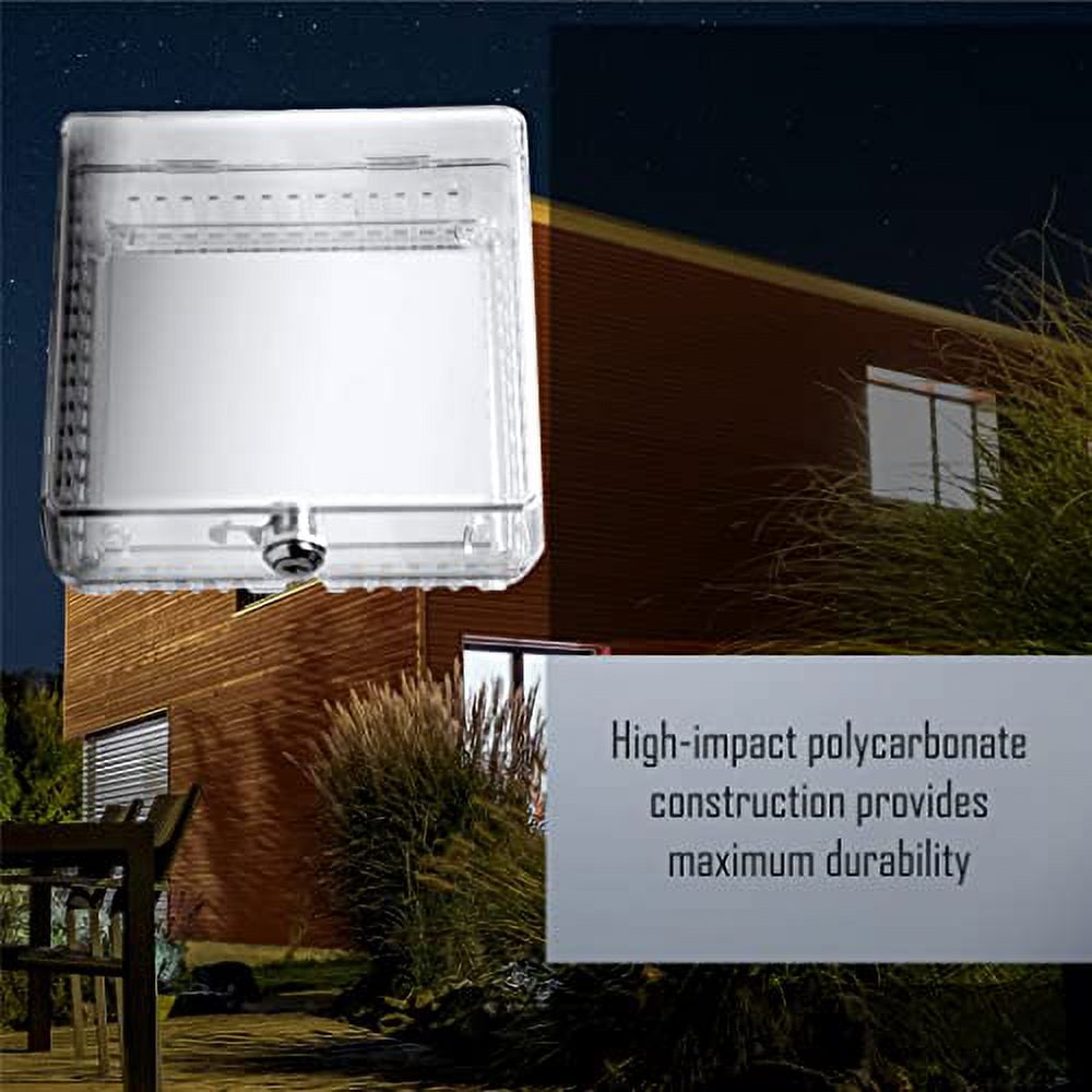 TayMac Thermostat Lock Box - Clear Plastic Guard With Key For Energy Conservation & Security