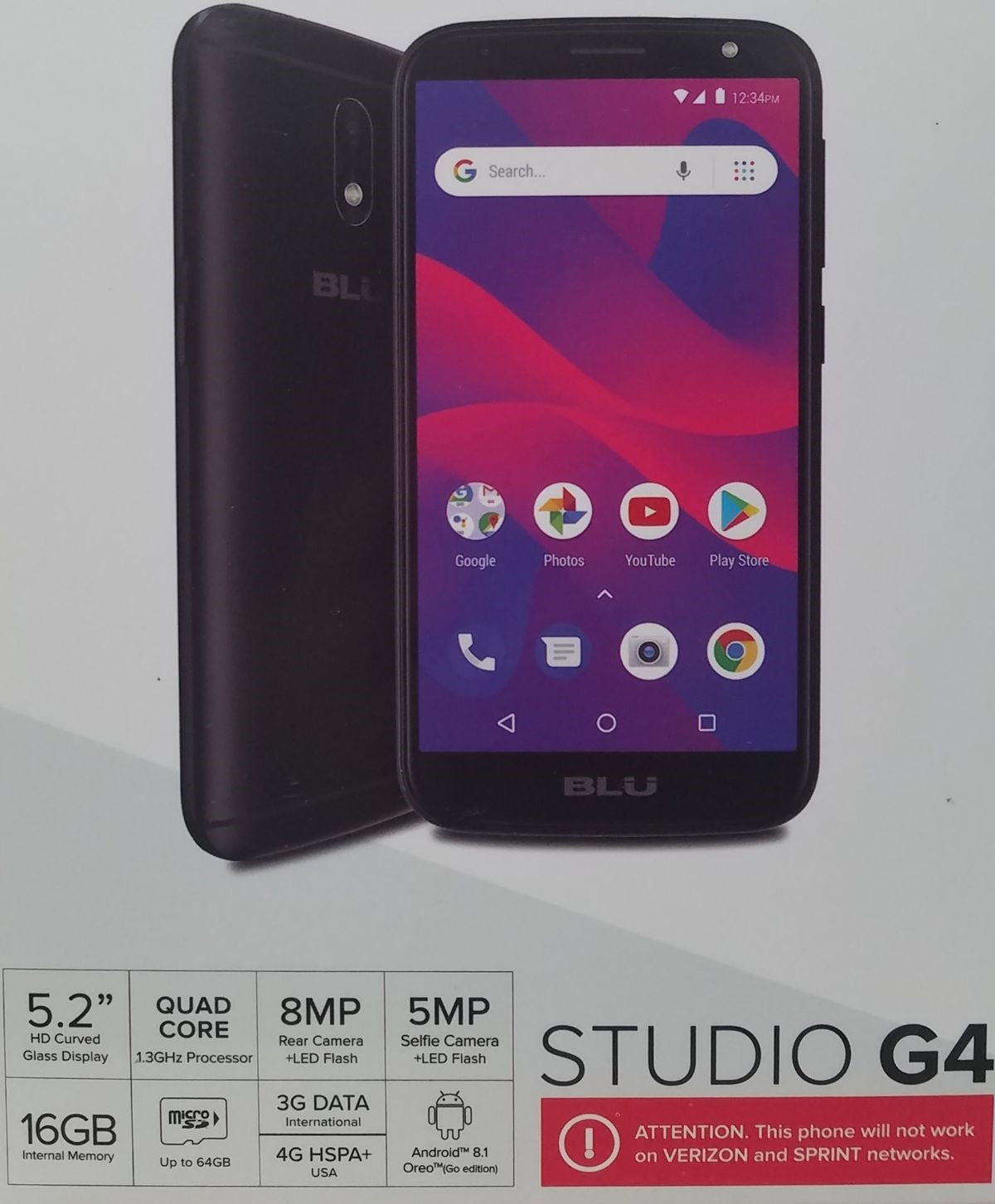 Blu Studio G4 Black