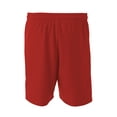 thumbnail image 2 of A4 Fast Break Short Moisture Wicking to Keep Athletes Cool For Mens Color Scarlet/White Size S, 2 of 2