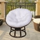 thumbnail image 5 of Cojín de asiento de columpio DYNWAVEMX 3 Cojines para Silla de Asiento de Patio Blanco y gris oscuro, 5 of 8