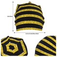 thumbnail image 4 of Logiee Gold Glitter Print Unisex Knit Beanie for Men Women Winter Hat,Beanies Skull Caps, 4 of 7