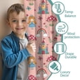 thumbnail image 3 of Blackout Kids Curtains,Princess Mushroom Castle Pattern Childrens Insulated Curtains Set Of 2,Bedroom Essentials,Toddler Room Decor 42"x63", 3 of 5