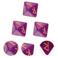 thumbnail image 4 of 3 Pcs dés Polyédriques Rune dés en Acrylique Constellation dés de Jeu Rétro Jouet à Main, 4 of 9