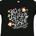thumbnail image 4 of Inktastic Jesus is the Reason for the Season Christmas Bells and Stars Boys or Girls Toddler T-Shirt, 4 of 5