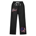 thumbnail image 5 of Womens Athletic Shorts High Waisted Wide Leg Floral Palazzo 2025 Flowy Beach Culottes Black Tummy Control Running Workout Tennis Skort Pant XL, 5 of 5