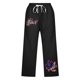 thumbnail image 3 of MKLEKYY Pantalones Palazzo de Pierna Ancha para Mujer, Estilo Bohemio, con Estampado Floral, para Playa, Informales, Holgados, para Vacaciones, Verano 2025, 3 of 3