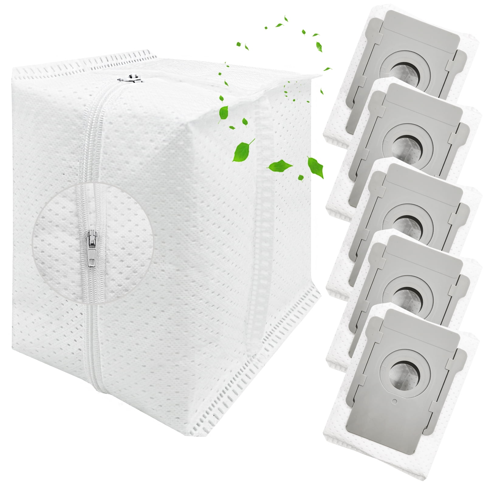 6 Pack Reusable Vacuum Bags Replacement for iRobot i