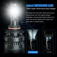 thumbnail image 2 of 9005/HB3 High & Low Beam For Dodge Charger 2016-2019 LED Headlight Bulbs 6000K Bright White 2pcs, 2 of 11