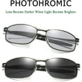 thumbnail image 3 of FEISEDY Classic Polarized Photochromic Sunglasses Driving Photosensitive Glasses B2444, 3 of 13