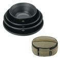 thumbnail image 1 of Stainless Steel Ti-coated Tableware Set Outdoor Portable dinnerware Kit Camping, 1 of 8