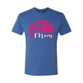 thumbnail image 2 of I Wear Pink for My Mom Survivor Awareness Mens Premium Tri Blend T-Shirt, Vintage Royal, 2XL, 2 of 3