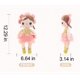 thumbnail image 4 of 13" Exclusive New Metoo Princess Doll, Cute Flower Fairy Plush Doll, Soft Dolls Baby Doll Girl Gifts, Non-toxic Soft Skin-friendly Pp Cotton Plush Stu, 4 of 4
