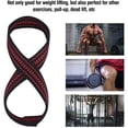 thumbnail image 5 of 2pcs Figure 8 Weight Lifting Straps Deadlift Wrist Strap Pull-ups Wrist Support Gym, 5 of 5