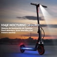 thumbnail image 3 of Scooter Eléctrico Plegable para Adultos, Motor de 500 W de Potencia Máxima, Velocidad Máxima 30KM/H, 37KM con Una Carga Completa, Suspensión Delantera, Plegable con Luces Laterales Incorporadas, 3 of 9