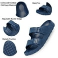 thumbnail image 3 of Alpine Swiss Mens Double Strap EVA Slide Sandals Sole Flat Casual Comfort Shoes, 3 of 7