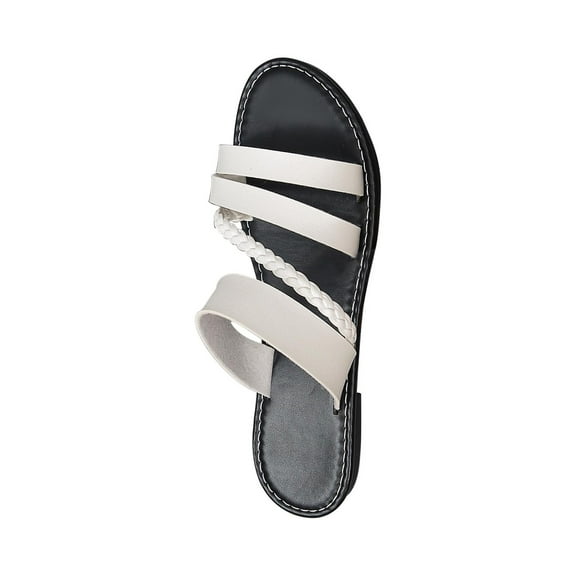 Gnshining Summer Shoes for Women Skidproof Flat Heeled Shoes Travel-friendly Strap Shoes Open Toe Beach Shoes Soft-Soled Walking Work Shoes