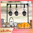 thumbnail image 2 of Picnic Hanging Shelf Ultralight Portable Table Frame Multifunction Detachable Desktop Shelf Travel Bbq Camping Hanger Black, 2 of 6