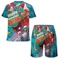 thumbnail image 2 of Tom And Jerry Boys Girls Short Sleeve Mesh T-Shirt And Shorts Outfit Set Summer Clothes Set for Kids, 2 of 8