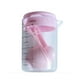 thumbnail image 1 of Bewildely Juego de 7 tazas medidoras con cucharas, utensilios de cocina suficientes, cucharas para el hogar, accesorios lavables para hornear, panadería Cocina y Comedor Rosa Bewildely JJ14807-02B, 1 of 6