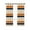 Mutli, variant on Orange Blue Stripe Blackout Curtains 45 Inches Long for Bedroom, Minimalist Farmhouse Stripes Thermal Insulated Room Darkening Black Out Window Curtain Panels Grommet Drapes for Living Room