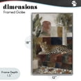 thumbnail image 4 of Stupell Industries Contemporary Jaguar Among Tropical Palms Gray Framed Giclee Art, 12 x 18, by Chromatic Storm Studio, 4 of 8