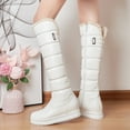 thumbnail image 5 of Teacher Appreciation Gifts AXXD Flats Knee High Boots,Womens Winter Boots Flat Teacher Work Shoes Women Mid-Calf 2024 Rain Boots Women Shoes For Clearence, 5 of 5
