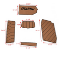 thumbnail image 4 of Malibu Boat Non-Skid Deck Mats 4745052 | Response TXI Closed Bow (5PC), 4 of 5