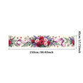 thumbnail image 3 of Floral Backdrop Decoration with Daisies Pattern Perfect for Photography Props Party Supplies Event Background Banner Wedding Decor, 3 of 4