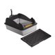 thumbnail image 5 of Caja de arena abierta Bandeja de arena para mascotas con parte superior abierta Entrada baja Gran capacidad Portátil para gatos Negro con tapete, 5 of 9