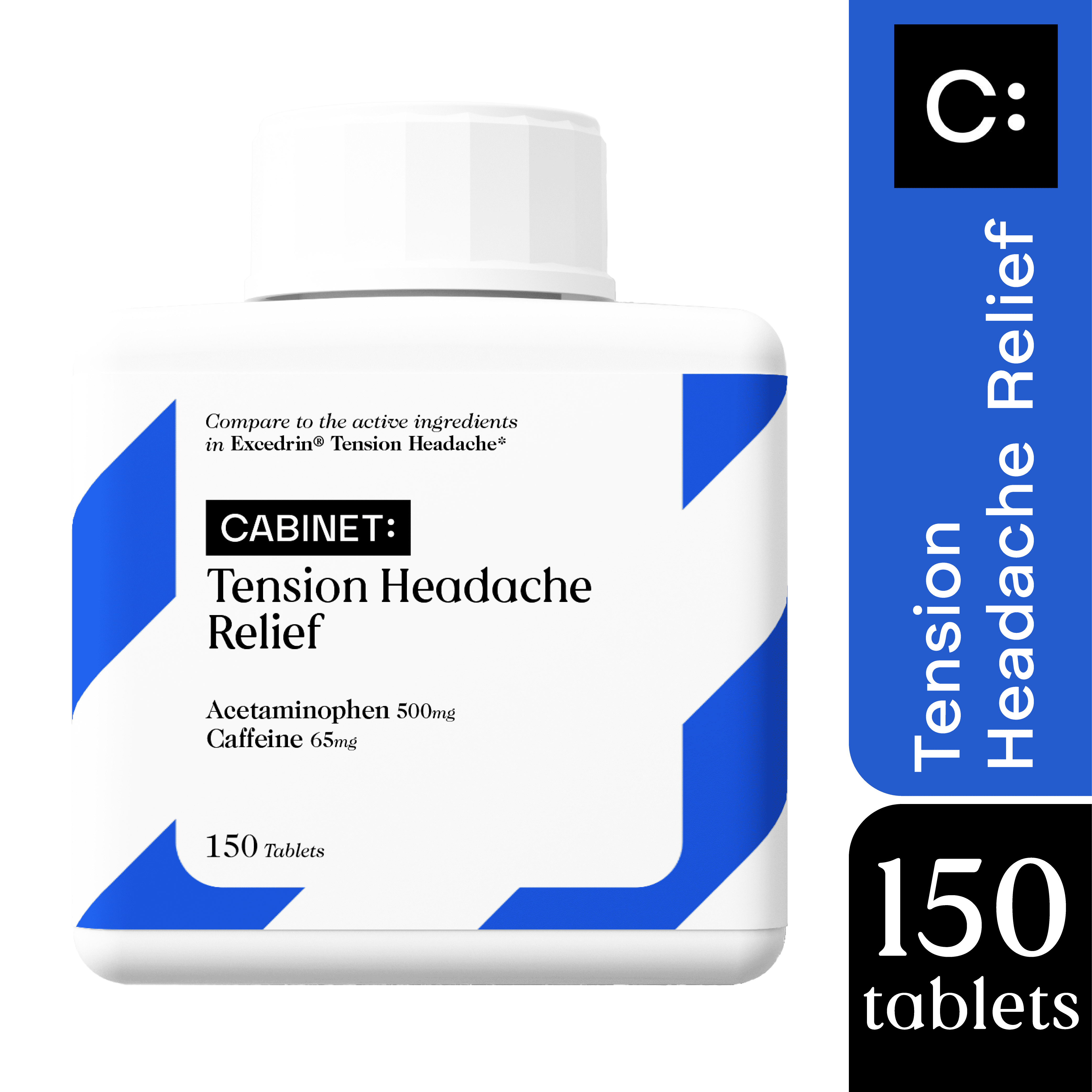 Tension Headache Relief (Acetaminophen and Caffeine), 150