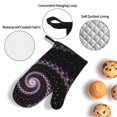 thumbnail image 4 of ZICANCN Oven Mitts and Pot Holders Sets,Fractal Spiral Purple Baking Sets Kitchen Heat Resistant 4 Pieces, 4 of 8