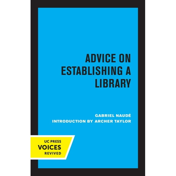 Advice on Establishing a Library (Edition 1) (Paperback)