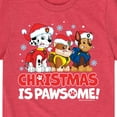 thumbnail image 3 of Paw Patrol - Christmas Is Pawsome - Toddler And Youth Short Sleeve Graphic T-Shirt, 3 of 6