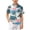 Light Blue, variant on Ulanda Boys Hawaiian Shirt Short Sleeve Button Down Shirt Casual Floral Tropical Beach Shirts 6-14 Years (Light Blue, 7-8 Years)