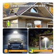 thumbnail image 4 of Lámpara Solar Para Cobertizo Para Exterior e Interior, Con Sensor De Movimiento, Eo Safe Imports Negro, 4 of 5