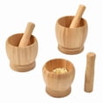 thumbnail image 4 of Eco-Friendly Bamboo Garlic Masher with Pestle - Efficient & Versatile Kitchen Tool for Crushing Garlic, Ginger & Spices, Easy to Clean, Durable Construction, Medium Size (10.5*10.5cm) - Ideal Home, 4 of 5