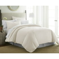 Ivory 3 Piece Duvet Cover Set King/California King, by Simply Soft